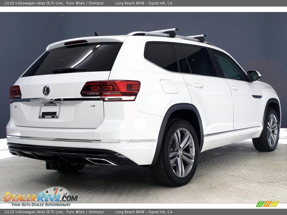 2018 Volkswagen Atlas SE R-Line Pure White / Shetland Photo #13