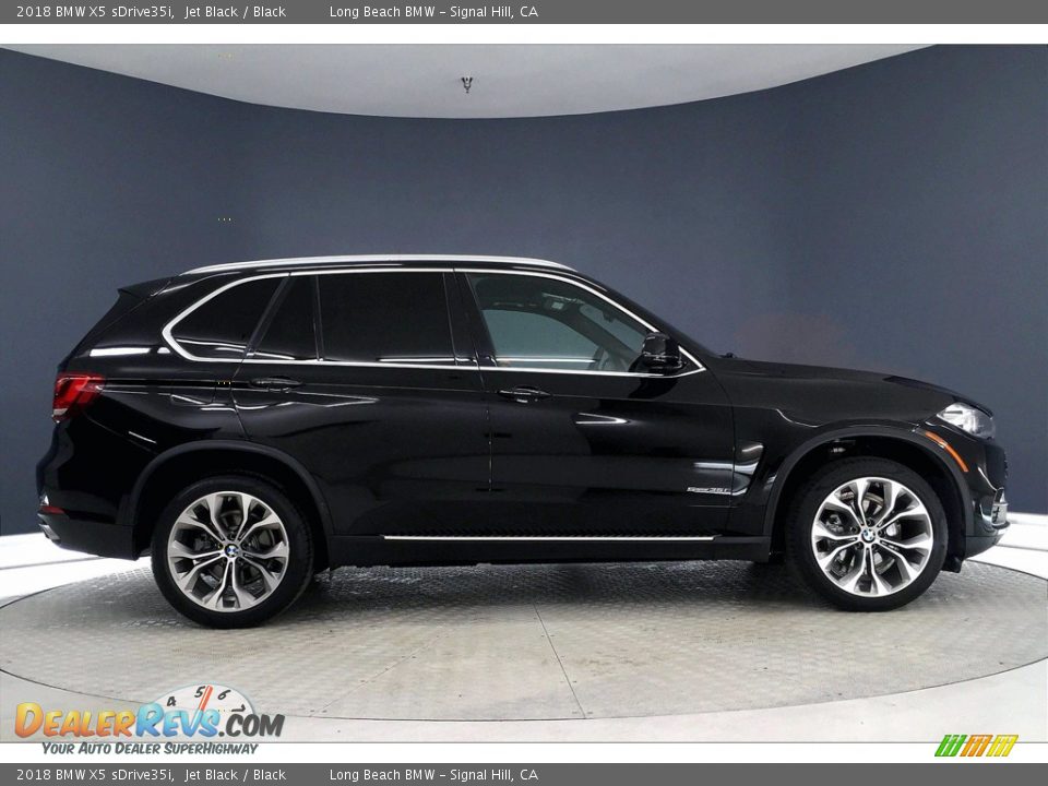 2018 BMW X5 sDrive35i Jet Black / Black Photo #14