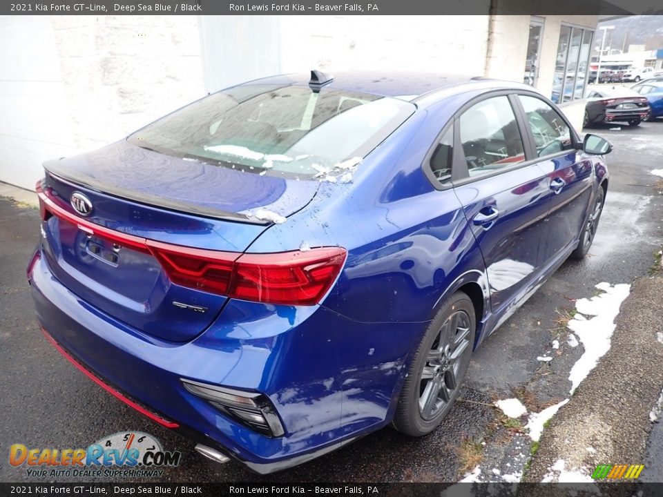 2021 Kia Forte GT-Line Deep Sea Blue / Black Photo #2