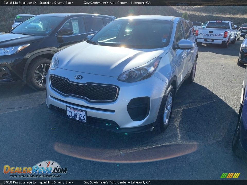 2018 Kia Sportage LX Sparkling Silver / Black Photo #3