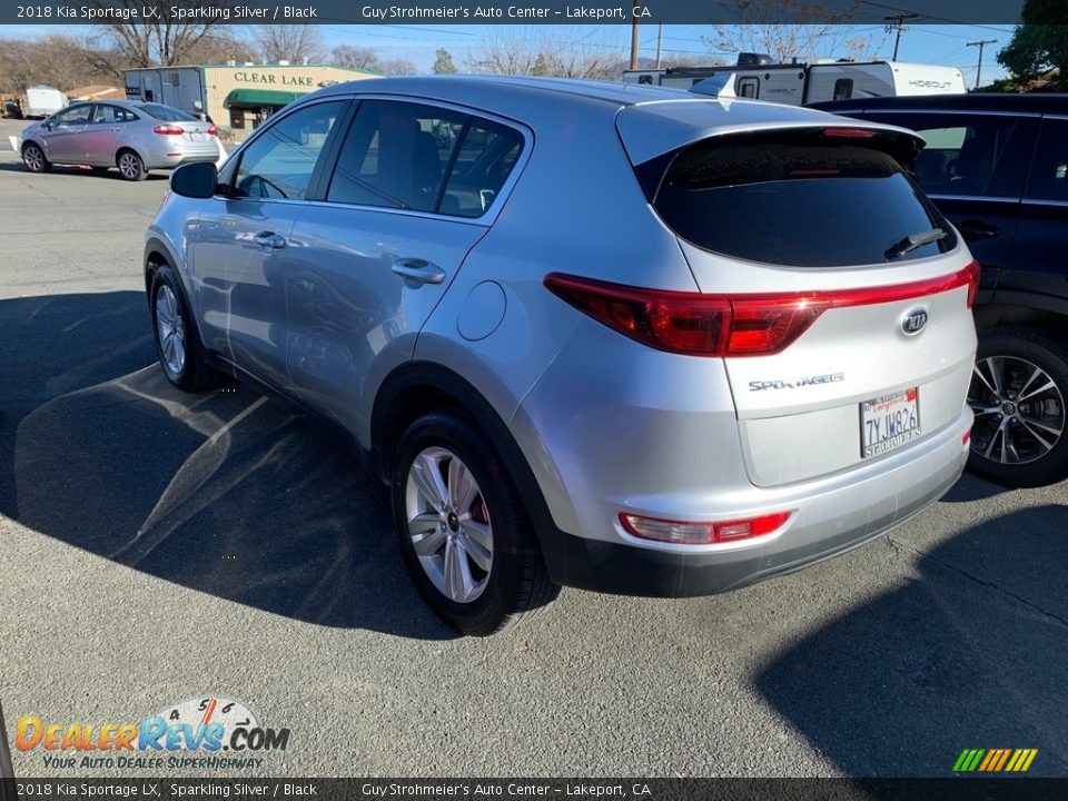 2018 Kia Sportage LX Sparkling Silver / Black Photo #4