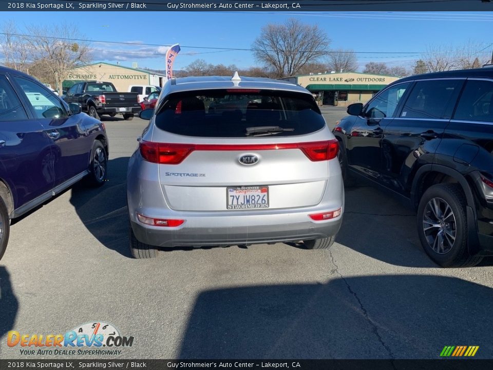 2018 Kia Sportage LX Sparkling Silver / Black Photo #5