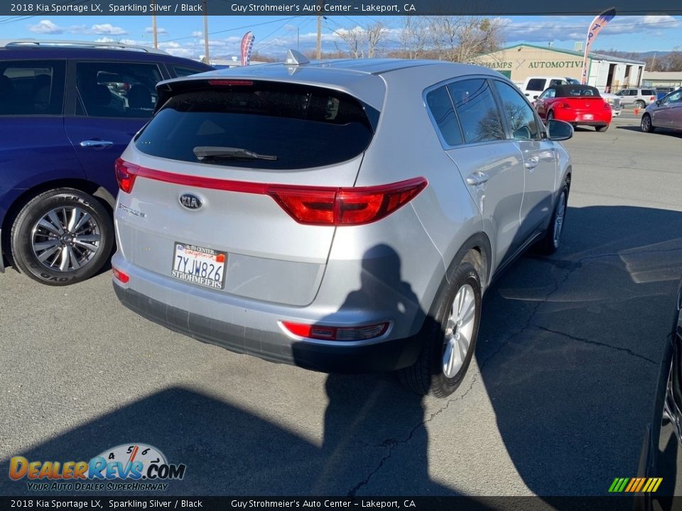 2018 Kia Sportage LX Sparkling Silver / Black Photo #6