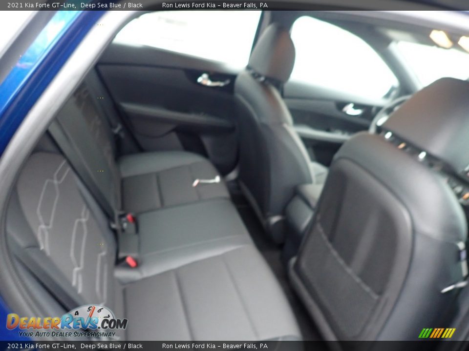 2021 Kia Forte GT-Line Deep Sea Blue / Black Photo #7