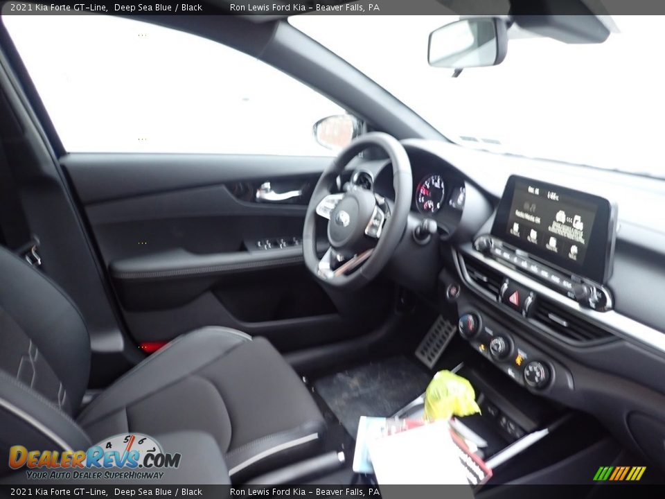 2021 Kia Forte GT-Line Deep Sea Blue / Black Photo #9