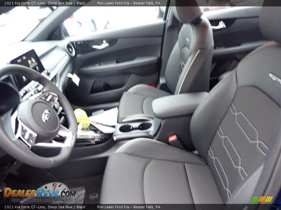2021 Kia Forte GT-Line Deep Sea Blue / Black Photo #10