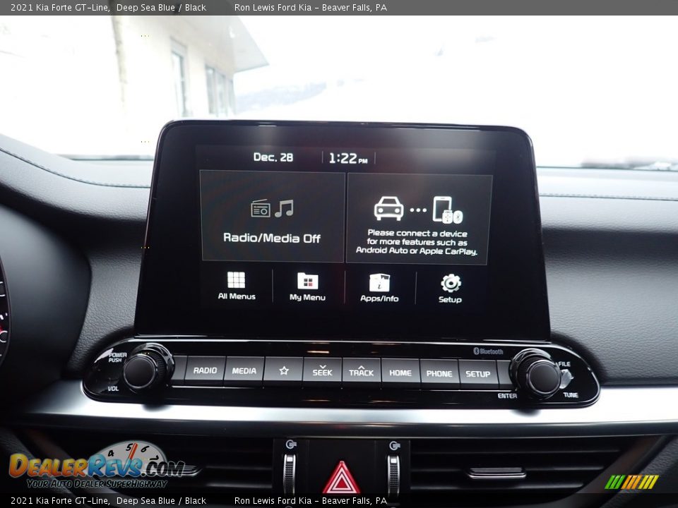 2021 Kia Forte GT-Line Deep Sea Blue / Black Photo #13