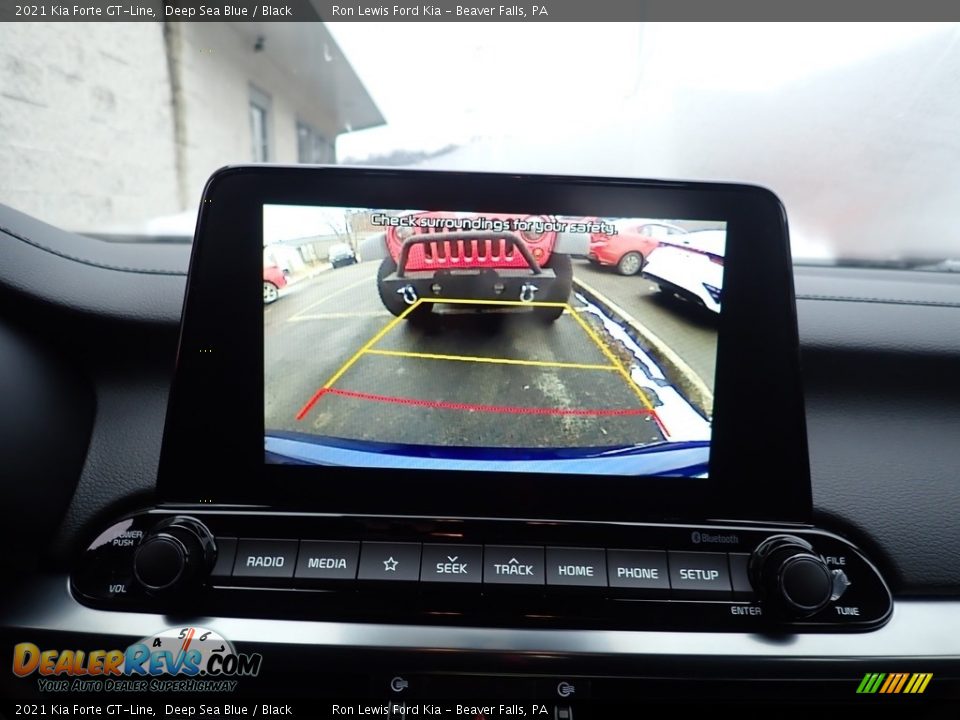 2021 Kia Forte GT-Line Deep Sea Blue / Black Photo #14