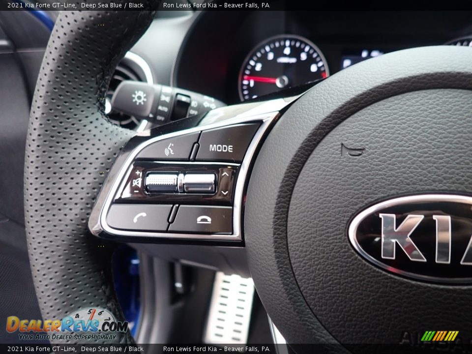 2021 Kia Forte GT-Line Deep Sea Blue / Black Photo #16