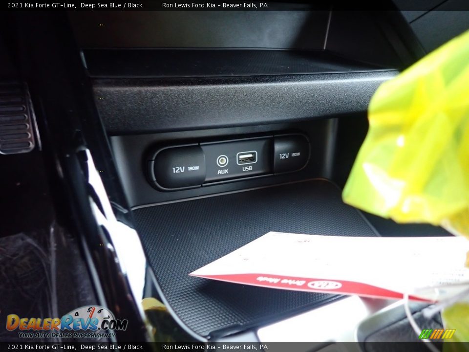 2021 Kia Forte GT-Line Deep Sea Blue / Black Photo #17