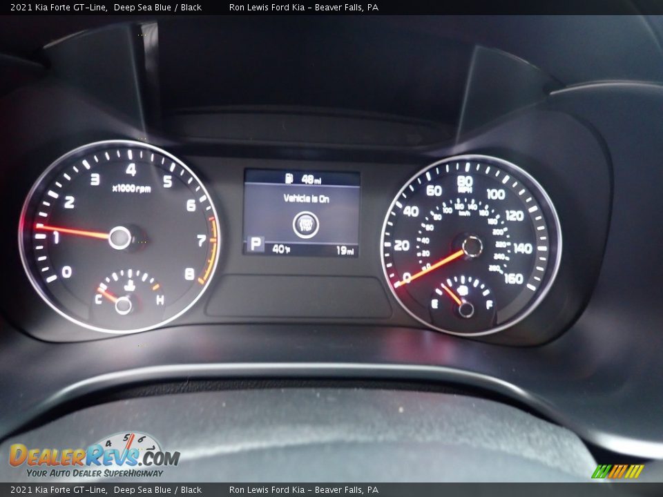 2021 Kia Forte GT-Line Deep Sea Blue / Black Photo #18