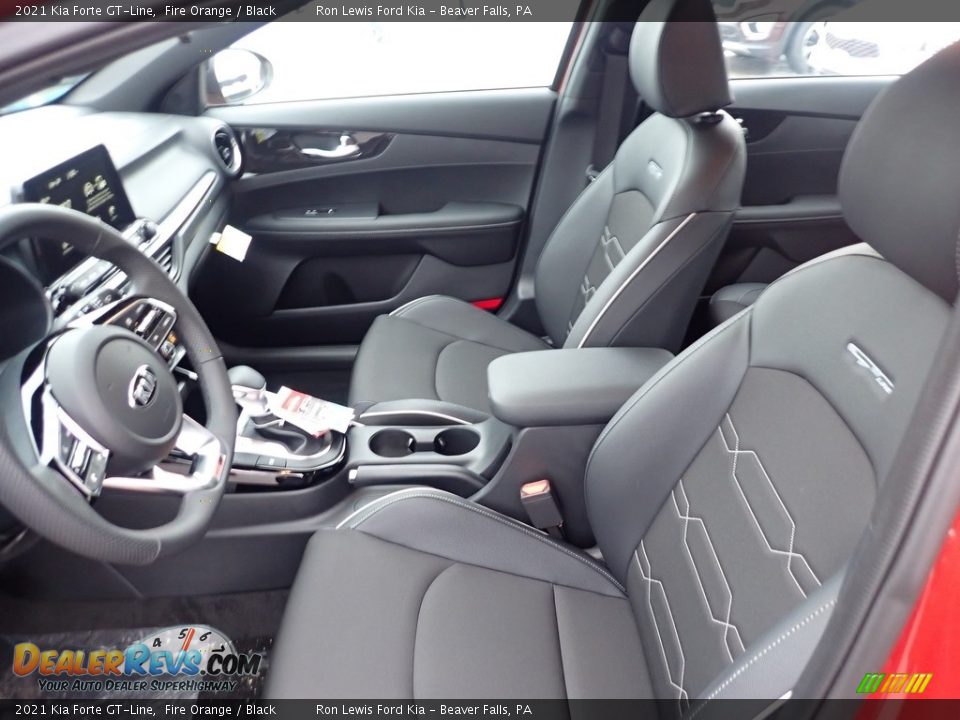 Front Seat of 2021 Kia Forte GT-Line Photo #12