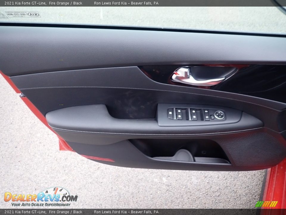 2021 Kia Forte GT-Line Fire Orange / Black Photo #13