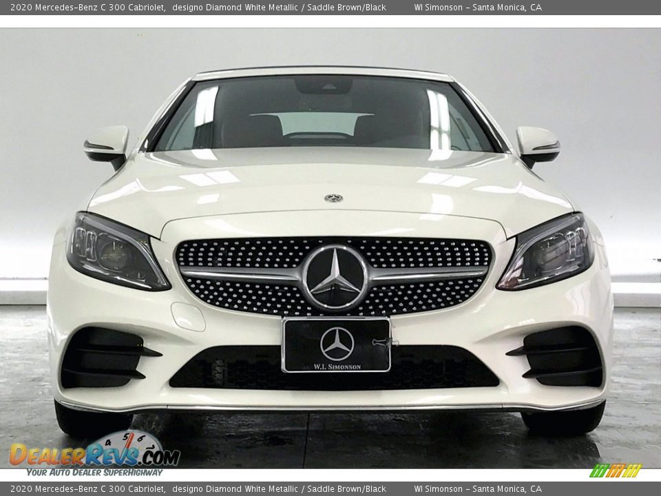 2020 Mercedes-Benz C 300 Cabriolet designo Diamond White Metallic / Saddle Brown/Black Photo #2