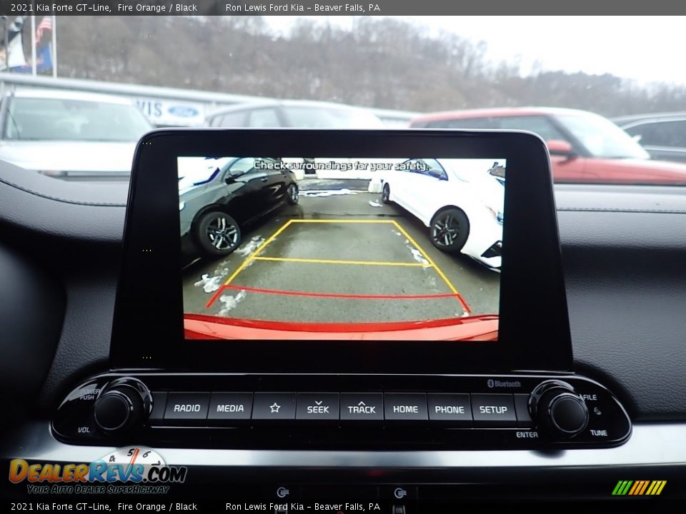 2021 Kia Forte GT-Line Fire Orange / Black Photo #16