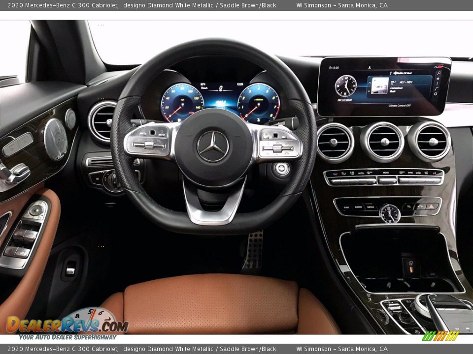 2020 Mercedes-Benz C 300 Cabriolet designo Diamond White Metallic / Saddle Brown/Black Photo #4