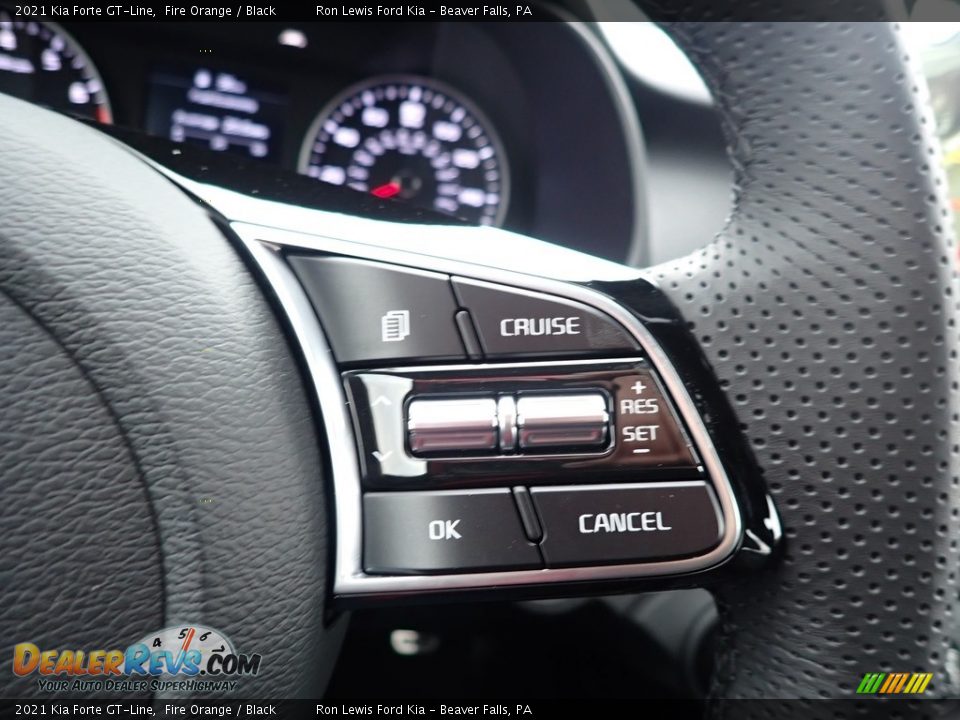 2021 Kia Forte GT-Line Steering Wheel Photo #17