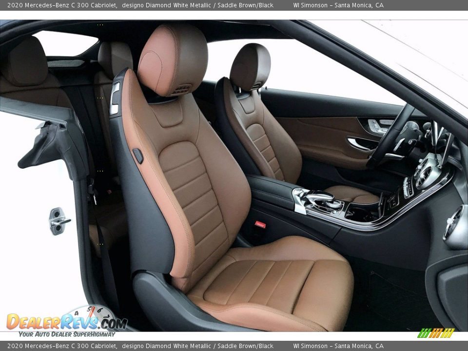 Saddle Brown/Black Interior - 2020 Mercedes-Benz C 300 Cabriolet Photo #6