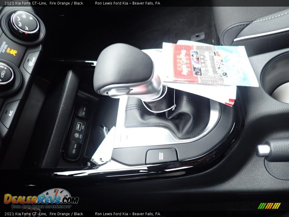 2021 Kia Forte GT-Line Fire Orange / Black Photo #19