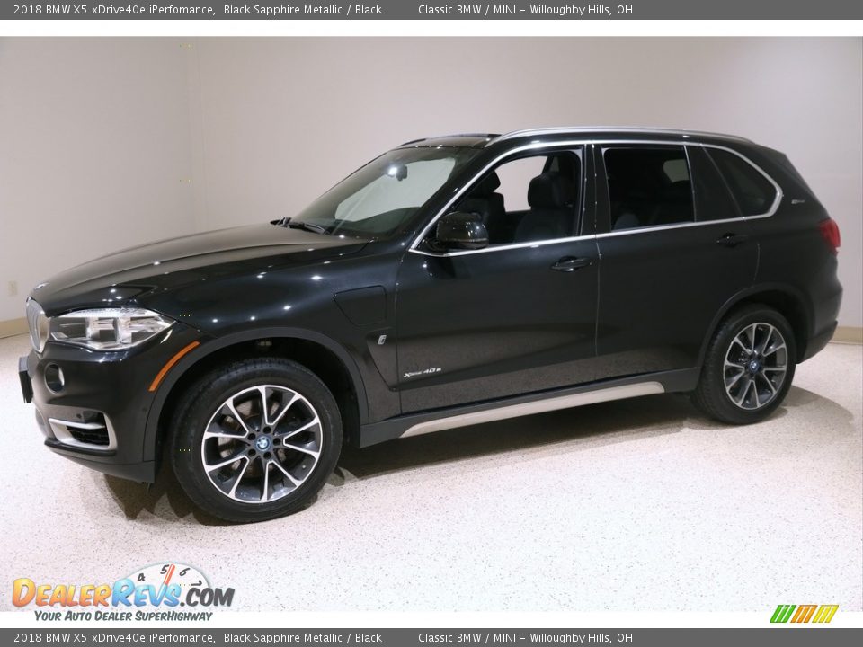 2018 BMW X5 xDrive40e iPerfomance Black Sapphire Metallic / Black Photo #3