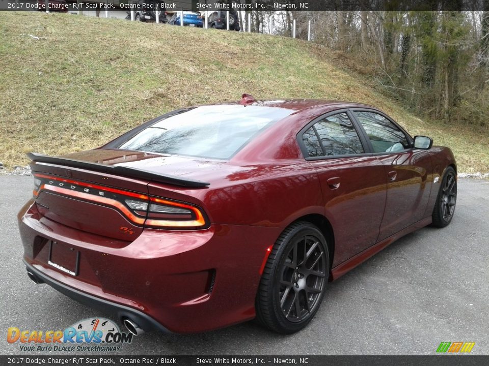 2017 Dodge Charger R/T Scat Pack Octane Red / Black Photo #6