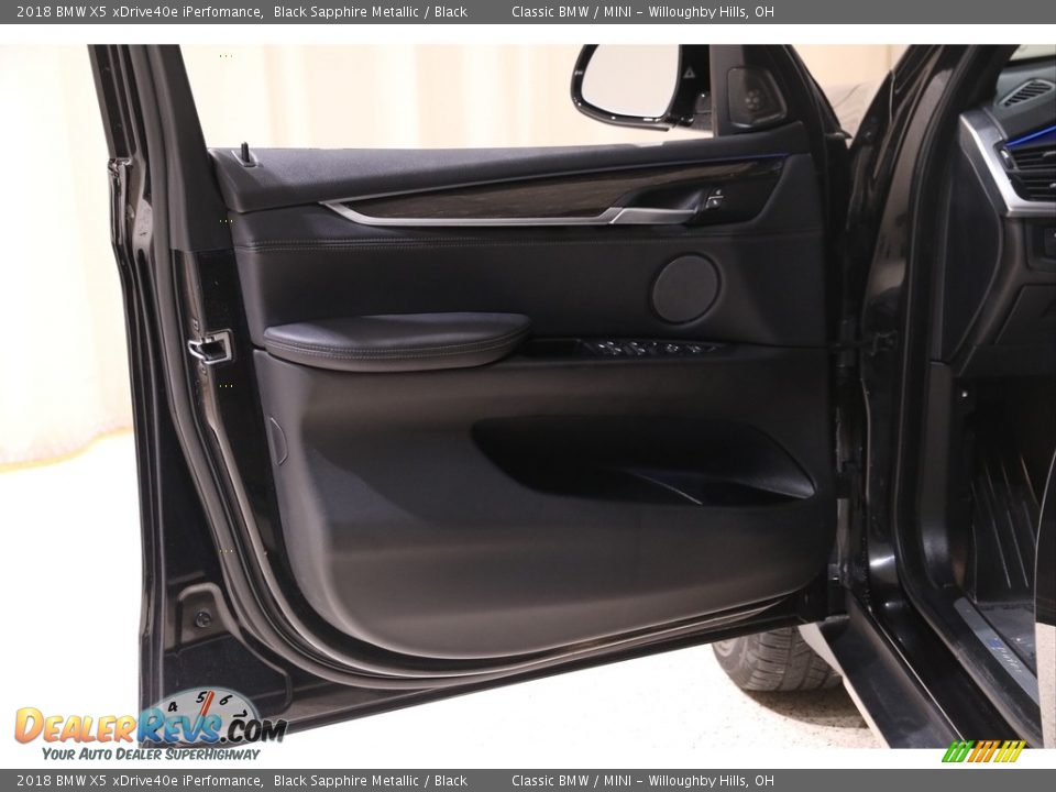 2018 BMW X5 xDrive40e iPerfomance Black Sapphire Metallic / Black Photo #5