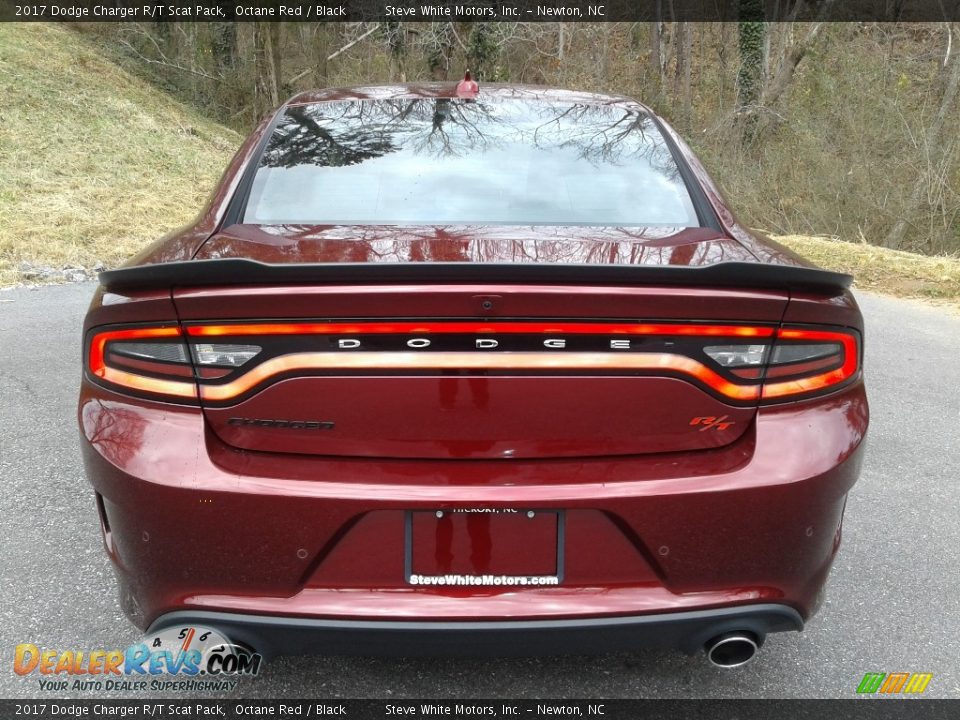 2017 Dodge Charger R/T Scat Pack Octane Red / Black Photo #7