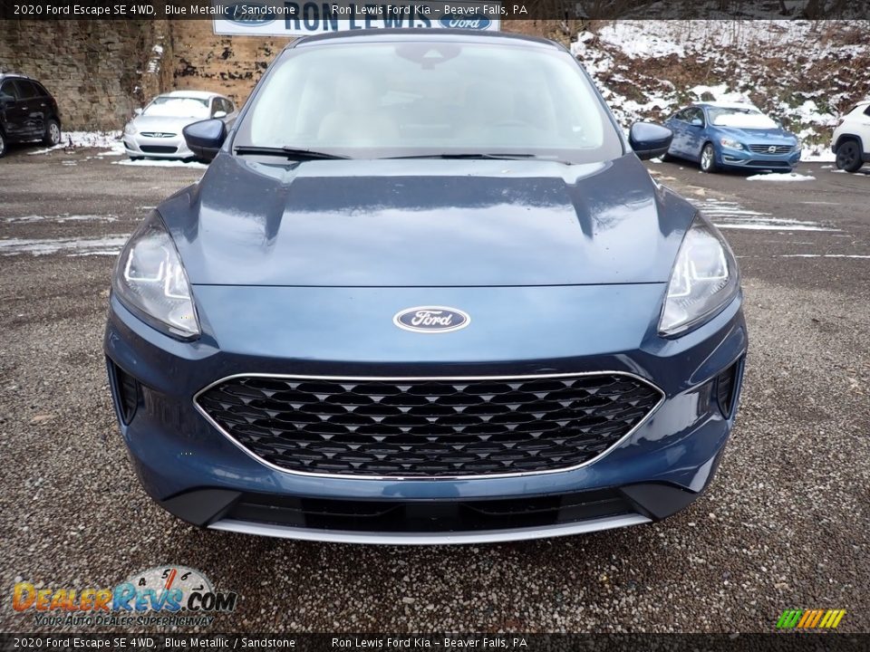 2020 Ford Escape SE 4WD Blue Metallic / Sandstone Photo #4
