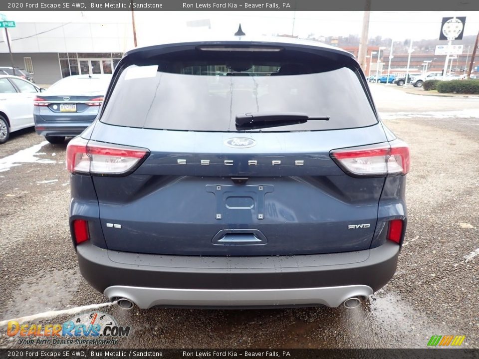 2020 Ford Escape SE 4WD Blue Metallic / Sandstone Photo #8