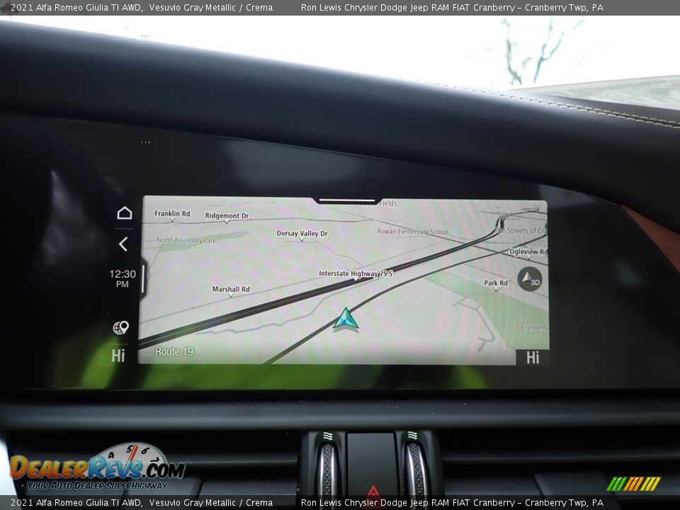 Navigation of 2021 Alfa Romeo Giulia TI AWD Photo #17