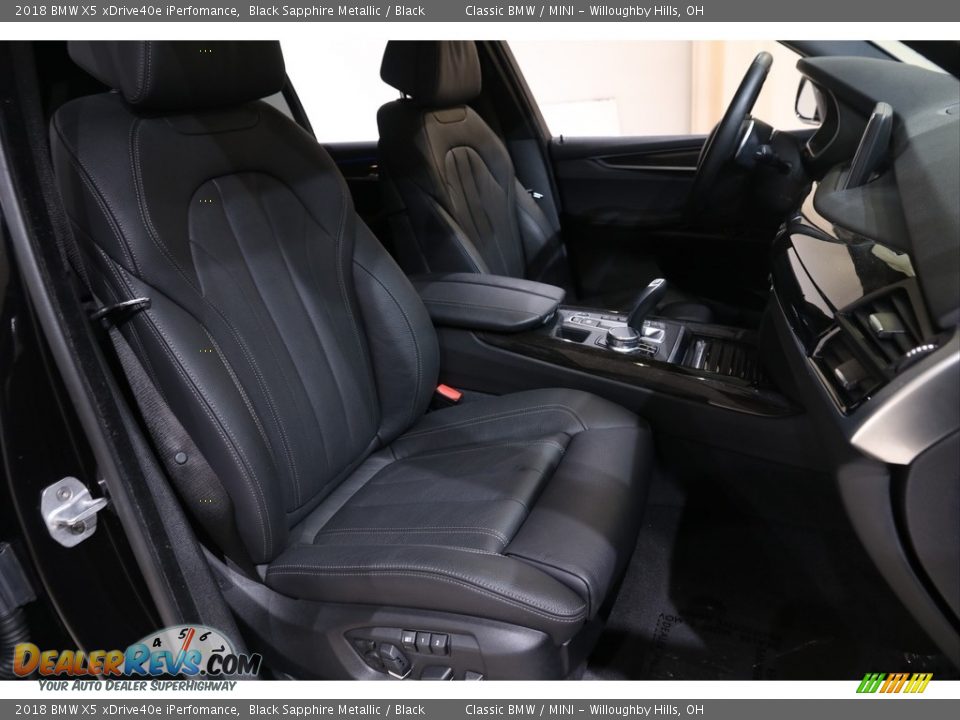 2018 BMW X5 xDrive40e iPerfomance Black Sapphire Metallic / Black Photo #22