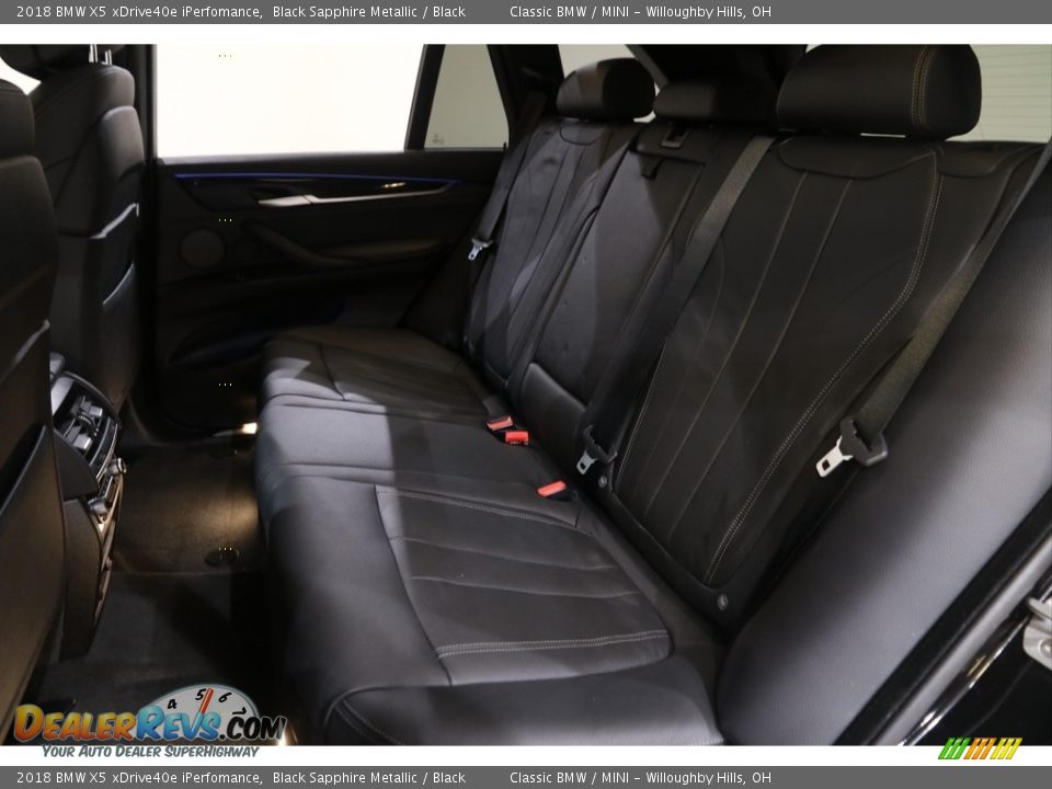 2018 BMW X5 xDrive40e iPerfomance Black Sapphire Metallic / Black Photo #24