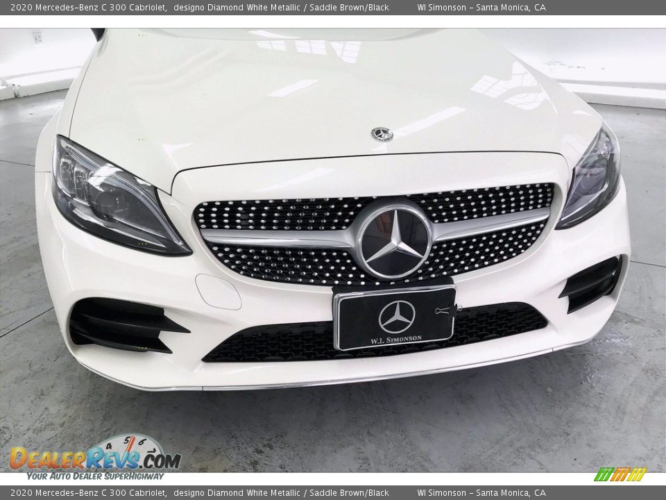 2020 Mercedes-Benz C 300 Cabriolet designo Diamond White Metallic / Saddle Brown/Black Photo #30