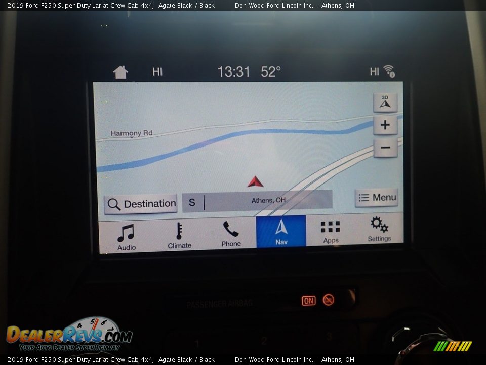 2019 Ford F250 Super Duty Lariat Crew Cab 4x4 Agate Black / Black Photo #2