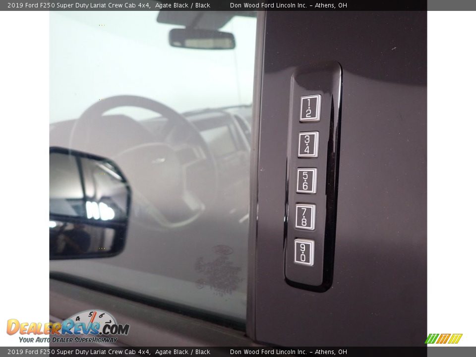 2019 Ford F250 Super Duty Lariat Crew Cab 4x4 Agate Black / Black Photo #4
