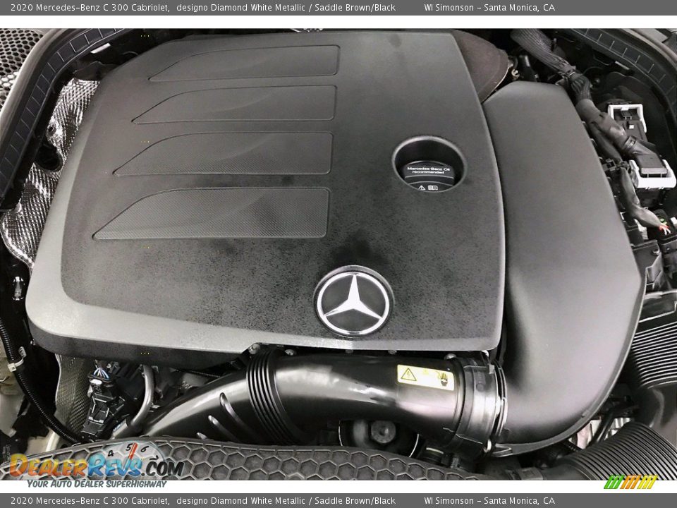 2020 Mercedes-Benz C 300 Cabriolet designo Diamond White Metallic / Saddle Brown/Black Photo #32