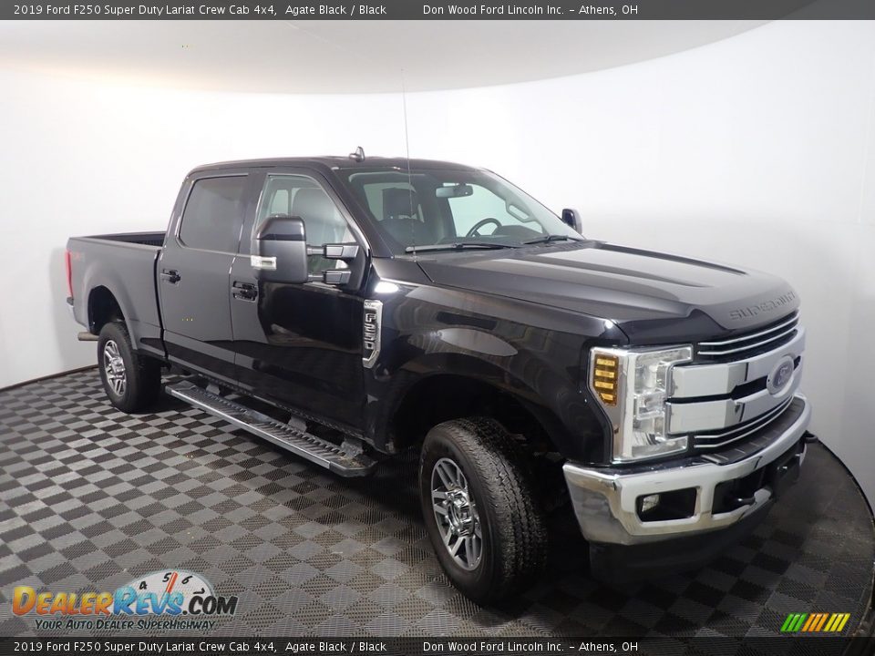 2019 Ford F250 Super Duty Lariat Crew Cab 4x4 Agate Black / Black Photo #5