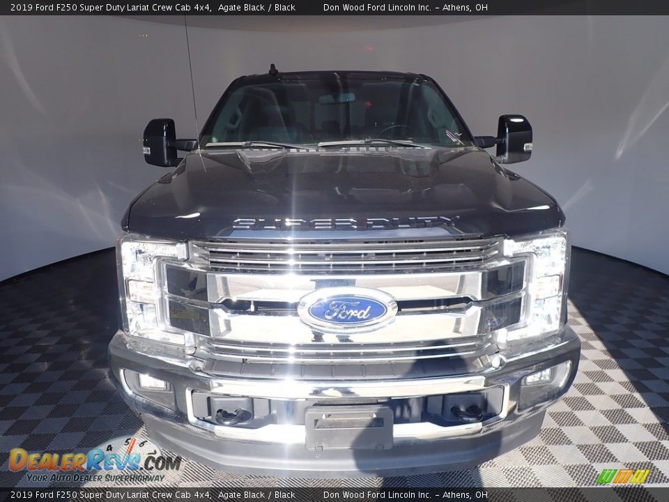 2019 Ford F250 Super Duty Lariat Crew Cab 4x4 Agate Black / Black Photo #7