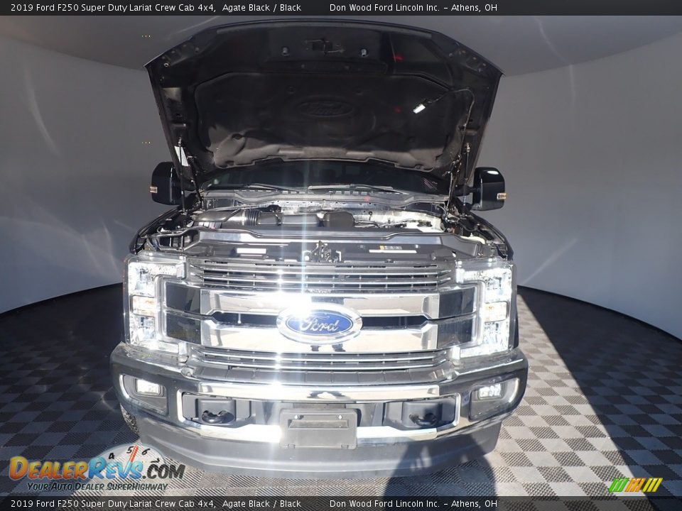2019 Ford F250 Super Duty Lariat Crew Cab 4x4 Agate Black / Black Photo #8