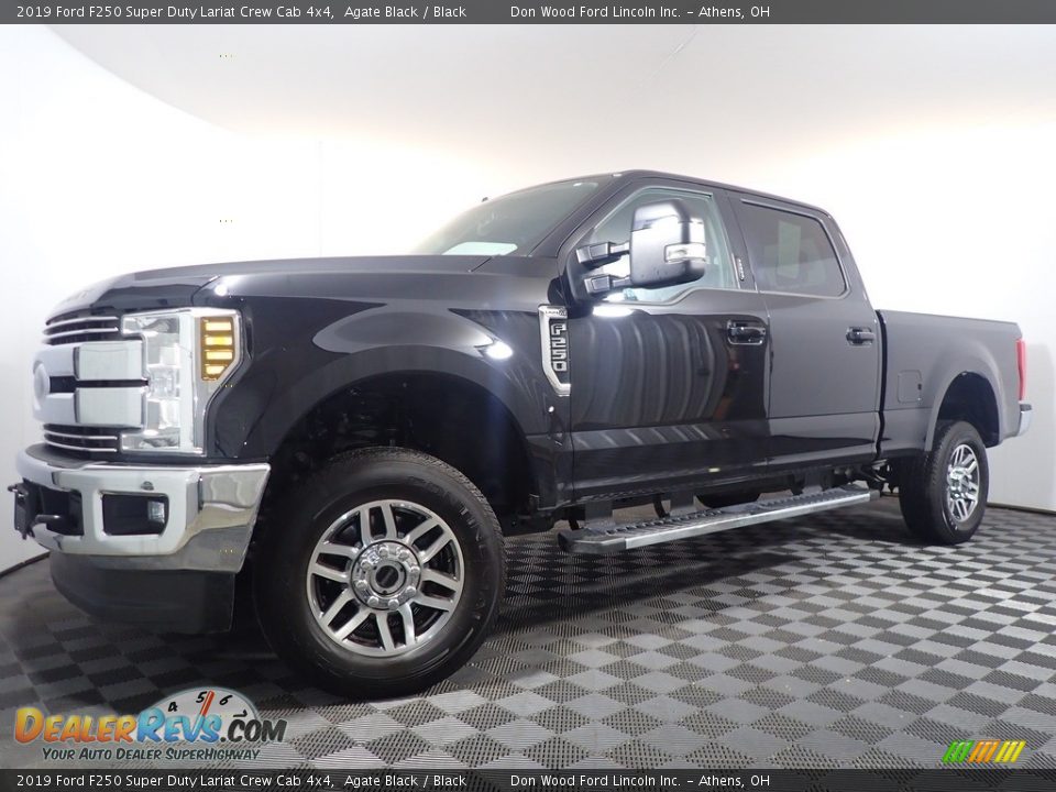 2019 Ford F250 Super Duty Lariat Crew Cab 4x4 Agate Black / Black Photo #10