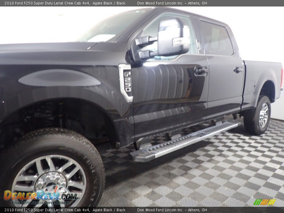 2019 Ford F250 Super Duty Lariat Crew Cab 4x4 Agate Black / Black Photo #12
