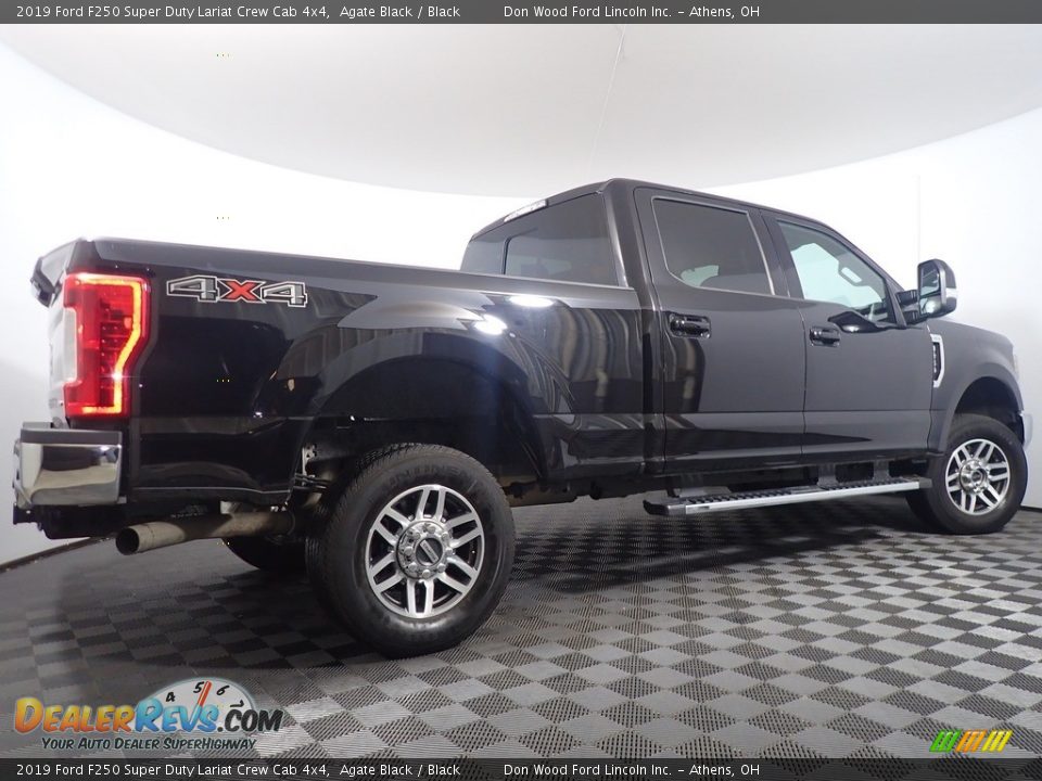 2019 Ford F250 Super Duty Lariat Crew Cab 4x4 Agate Black / Black Photo #17