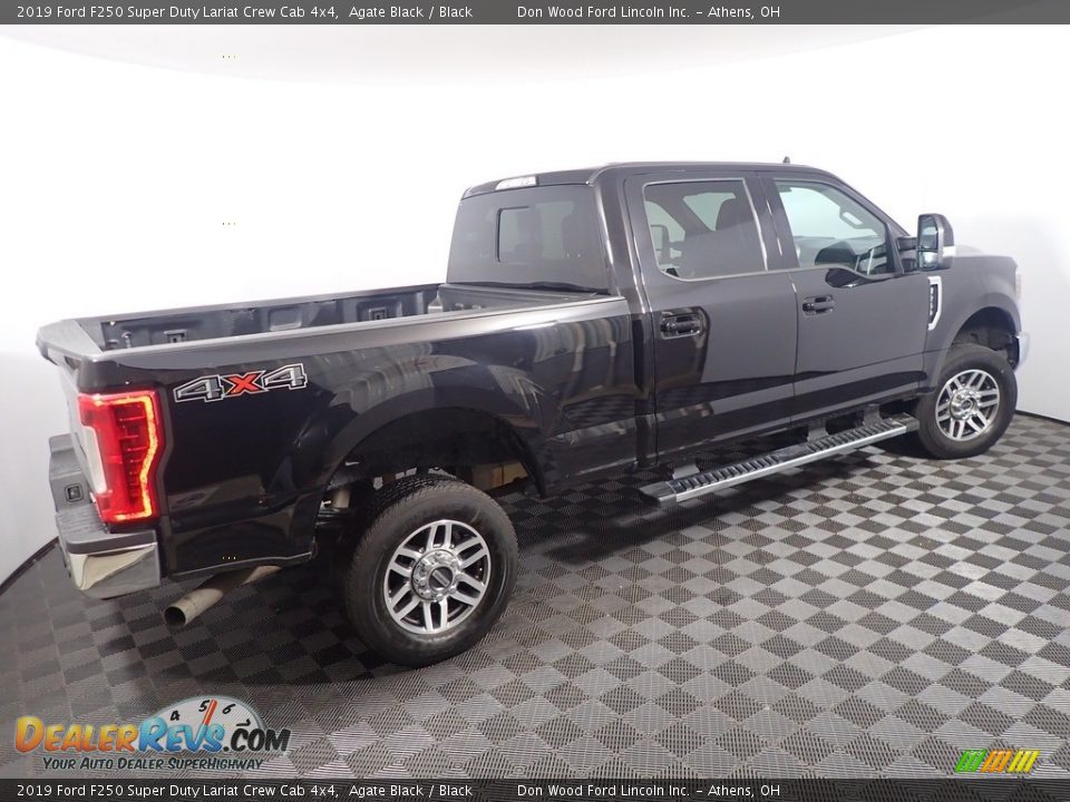 2019 Ford F250 Super Duty Lariat Crew Cab 4x4 Agate Black / Black Photo #18