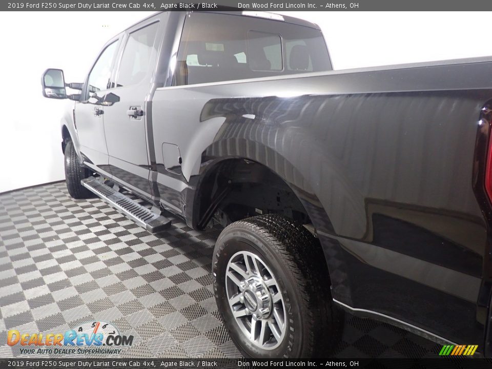 2019 Ford F250 Super Duty Lariat Crew Cab 4x4 Agate Black / Black Photo #19