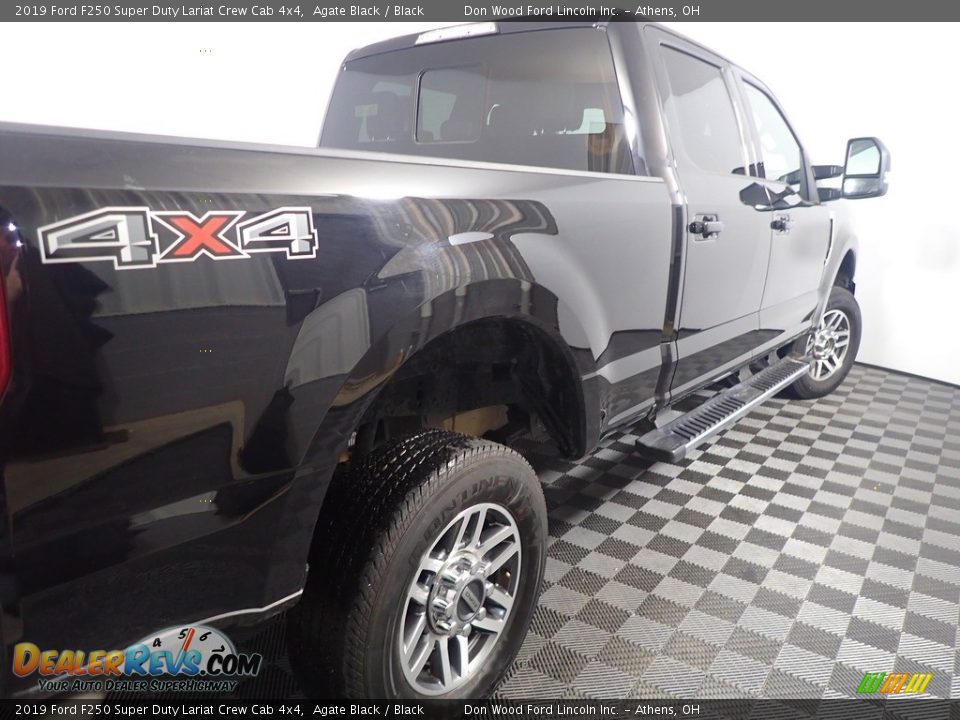 2019 Ford F250 Super Duty Lariat Crew Cab 4x4 Agate Black / Black Photo #20