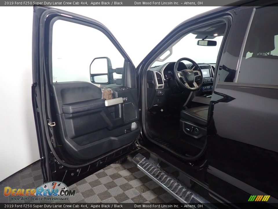 2019 Ford F250 Super Duty Lariat Crew Cab 4x4 Agate Black / Black Photo #21