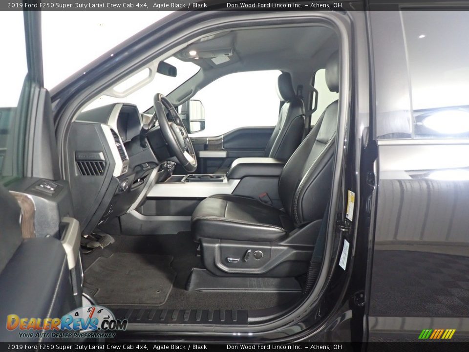 2019 Ford F250 Super Duty Lariat Crew Cab 4x4 Agate Black / Black Photo #24