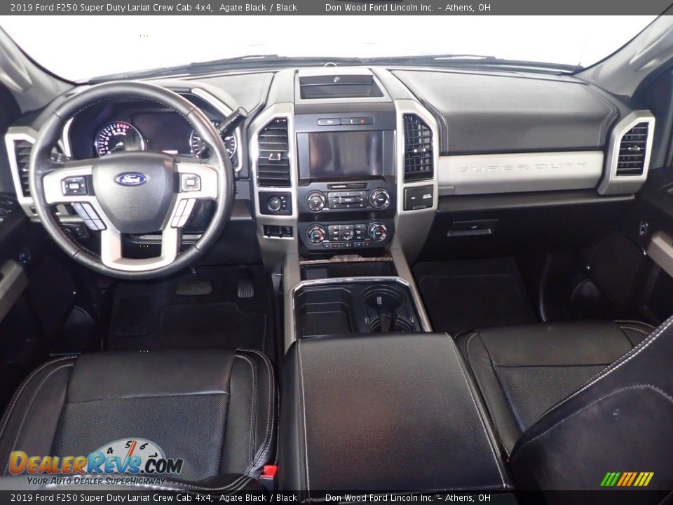 2019 Ford F250 Super Duty Lariat Crew Cab 4x4 Agate Black / Black Photo #26