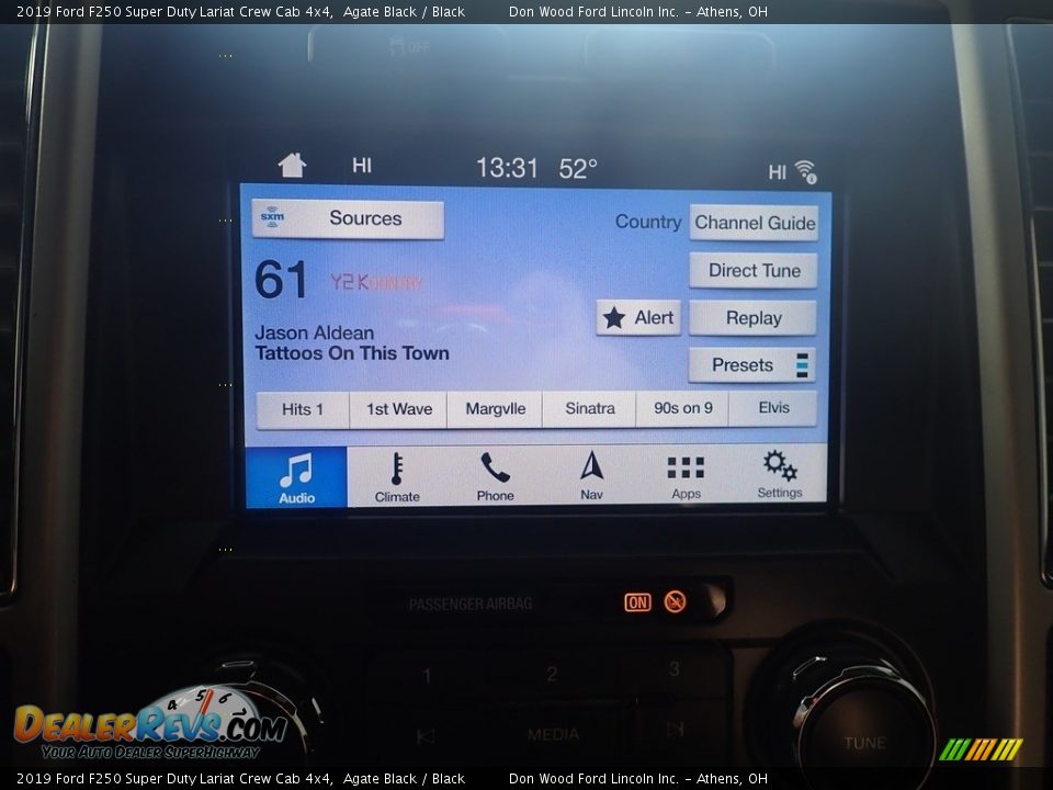 2019 Ford F250 Super Duty Lariat Crew Cab 4x4 Agate Black / Black Photo #28