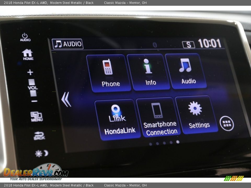 2018 Honda Pilot EX-L AWD Modern Steel Metallic / Black Photo #13